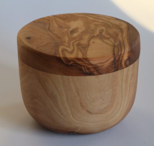 Olive Wood Storage Jar