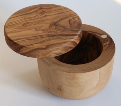 Olive Wood Storage Jar