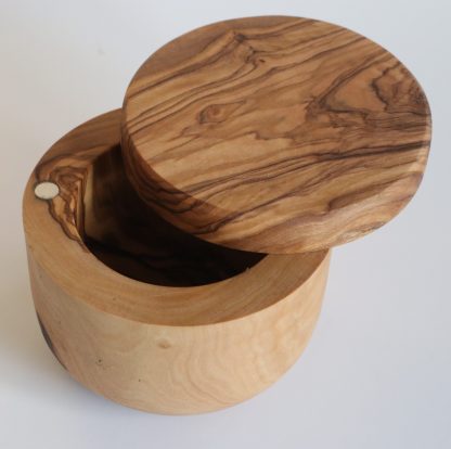 Olive Wood Storage Jar