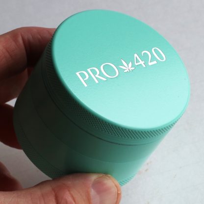 PRO 420 Ceramic Herb Grinder- 63mm Diameter-4 Piece Professional Herb & Marijuana Grinder - Image 7