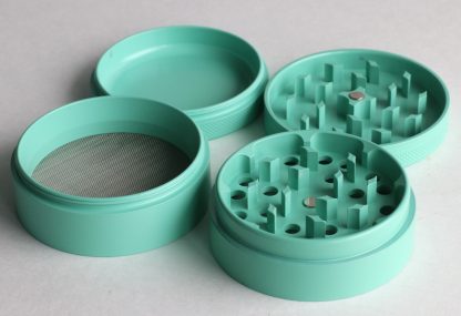 PRO 420 Ceramic Herb Grinder- 63mm Diameter-4 Piece Professional Herb & Marijuana Grinder - Image 8