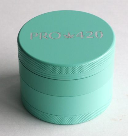 PRO 420 Ceramic Herb Grinder- 63mm Diameter-4 Piece Professional Herb & Marijuana Grinder - Image 9