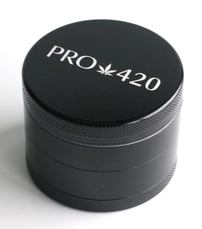 PRO 420 Ceramic Herb Grinder- 63mm Diameter-4 Piece Professional Herb & Marijuana Grinder - Image 9