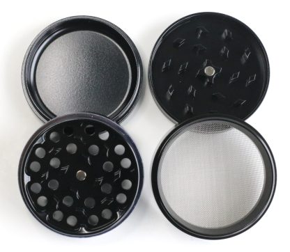 PRO 420 Ceramic Herb Grinder- 63mm Diameter-4 Piece Professional Herb & Marijuana Grinder - Image 7