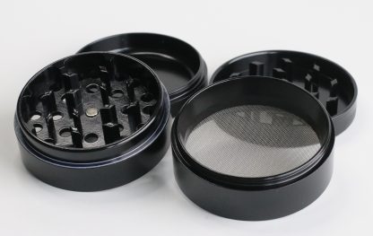 PRO 420 Ceramic Herb Grinder- 63mm Diameter-4 Piece Professional Herb & Marijuana Grinder - Image 6