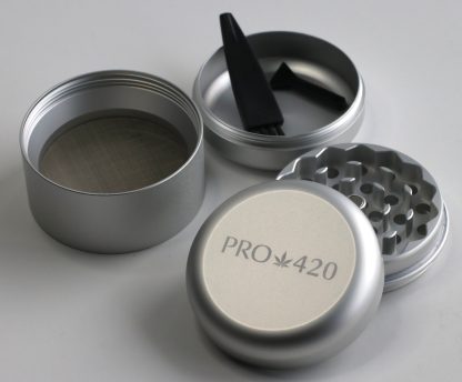 PRO 420 Herb Grinder-2" Diameter-4 Piece Professional Herb & Marijuana Grinder - Image 7