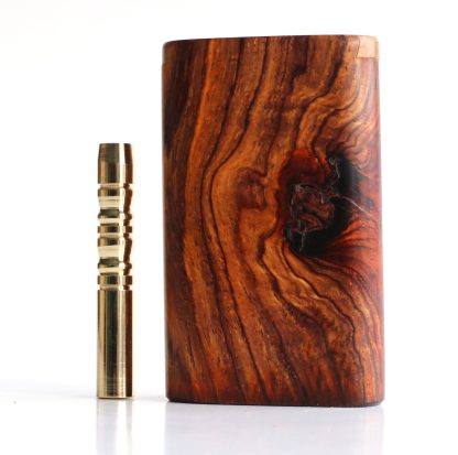 One of a Kind Cocobolo Wood Dugout & One Hitter