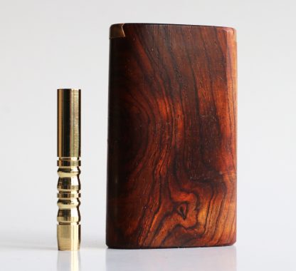 One of a Kind Cocobolo Wood Dugout & One Hitter - Image 4