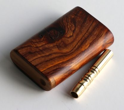 One of a Kind Cocobolo Wood Dugout & One Hitter - Image 3