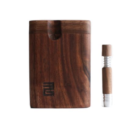 3" Black Walnut Dugout & Spring Loaded Walnut One Hitter-Perfect Match