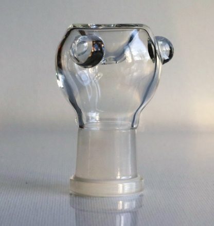 1" Glass Bowl Insert-Frosted Male Bowl- 27mm (1") Stem Diameter - Image 4