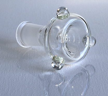 1" Glass Bowl Insert-Frosted Male Bowl- 27mm (1") Stem Diameter - Image 6