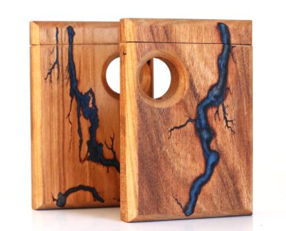 Fractal Shocks Port Hole Dugouts-American Crafted Unique Stash Box - Image 8