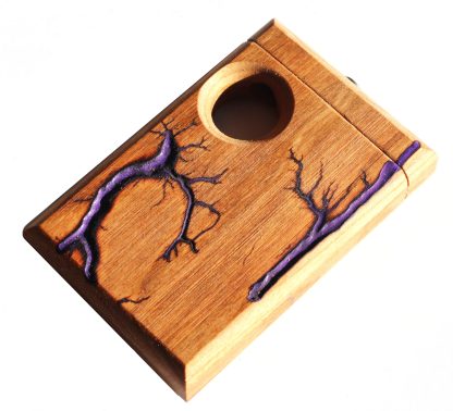 Fractal Shocks Port Hole Dugouts-American Crafted Unique Stash Box - Image 12