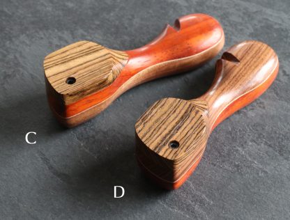 Exotic Wood Swivel Lid Pipe-TP43L-4"-American Handcrafted Smoking Pipe - Image 3