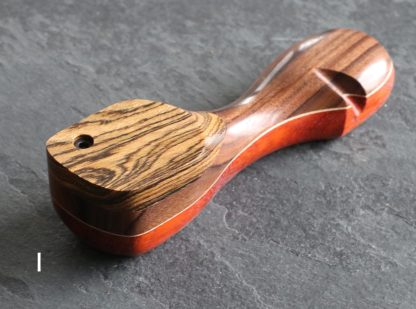 Exotic Wood Swivel Lid Pipe-TP43L-4"-American Handcrafted Smoking Pipe - Image 6