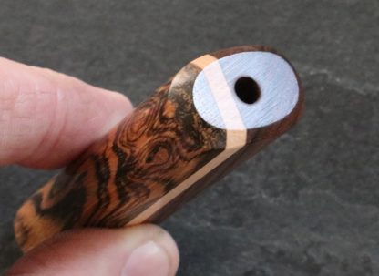 3" Exotic Wood Pipe-B18L-Handcrafted American Wood Pipe - Image 9