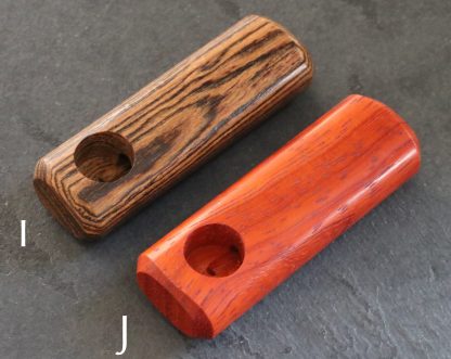 3" Exotic Wood Pipe-B16-Handcrafted American Wood Pipe - Image 2