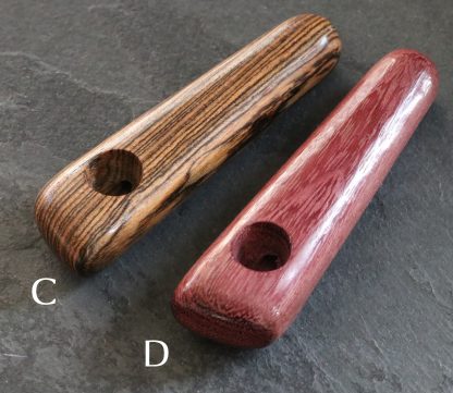 3.5" Exotic Wood Pipe-B11-Handcrafted American Wood Pipe - Image 7