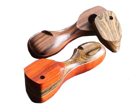 Exotic Wood Swivel Lid Pipe-TP43L-4"-American Handcrafted Smoking Pipe