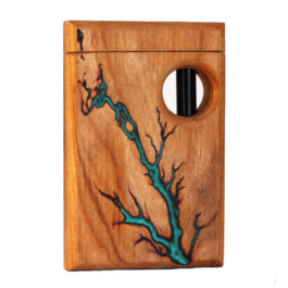 Fractal Shocks Port Hole Dugouts-American Crafted Unique Stash Box