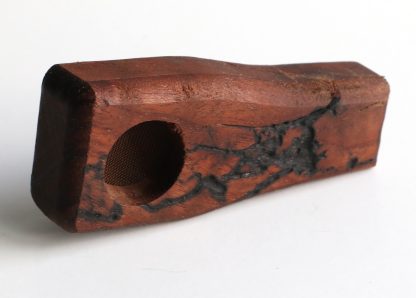 3" American Walnut Crafted Smoking Pipe-Fractal Shock-Big Bowl - Image 8