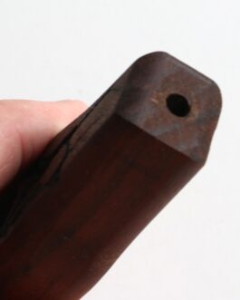 3″ American Walnut Crafted Smoking Pipe-Fractal Shock-Big Bowl