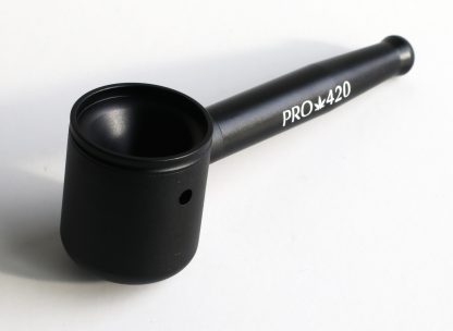 PRO 420 Aluminum Alloy Pipe-Lifetime Use-Large Bowl-4.5" Length-Black Heavy Duty Smoking Pipe - Image 11