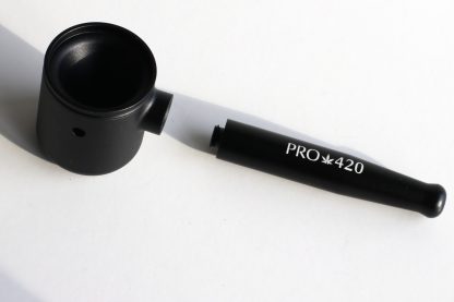 PRO 420 Aluminum Alloy Pipe-Lifetime Use-Large Bowl-4.5" Length-Black Heavy Duty Smoking Pipe - Image 9