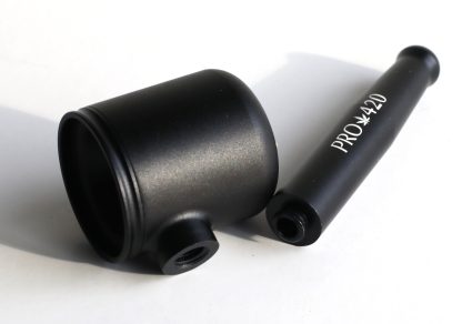 PRO 420 Aluminum Alloy Pipe-Lifetime Use-Large Bowl-4.5" Length-Black Heavy Duty Smoking Pipe - Image 8