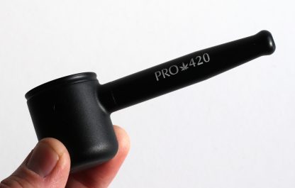 PRO 420 Aluminum Alloy Pipe-Lifetime Use-Large Bowl-4.5" Length-Black Heavy Duty Smoking Pipe - Image 6