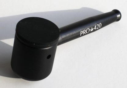 PRO 420 Aluminum Alloy Pipe-Lifetime Use-Large Bowl-4.5" Length-Black Heavy Duty Smoking Pipe - Image 5