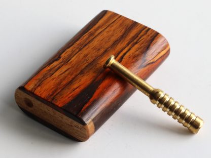 One of a Kind Cocobolo Wood Dugout & One Hitter - Image 4