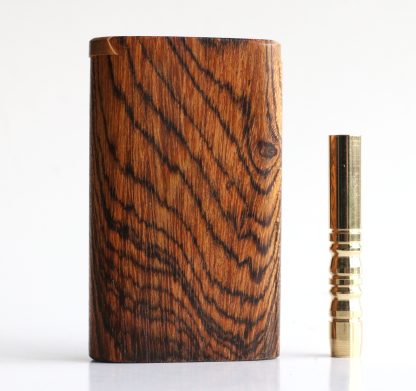 Bocote Wood Dugout & Brass one hitter pipe - Image 2