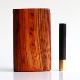 One of a Kind Cocobolo Wood Dugout & One Hitter