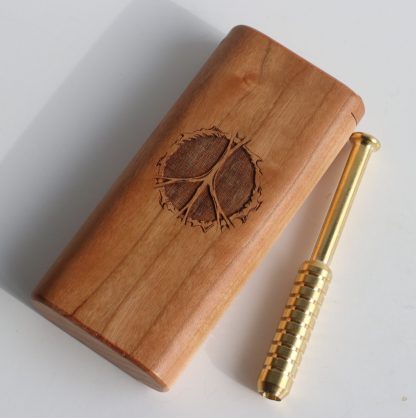 One of a Kind Cherry Wood Dugout & One Hitter-The Peace Dugout - Image 6