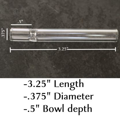 3.25" Glass One Hitter Pipes - Image 2