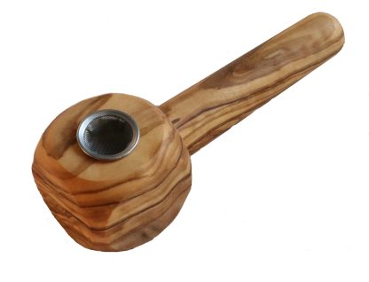 Olive Wood Pipe-Beautifully Handcrafted African Olive Wood Smoking Pipe - Image 5