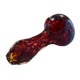 3″ Glass Spoon Pipe- Fire Mini Glass Pipe for Smoking Herb-Discreet