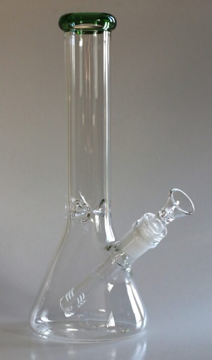 10" Clear Glass Bong-Slider & Herb Bowl-Top quality Table top water beaker-bong-glass pipe - Image 9