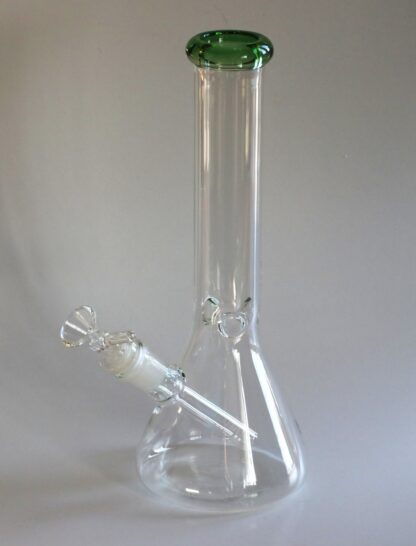 10" Clear Glass Bong-Slider & Herb Bowl-Top quality Table top water beaker-bong-glass pipe - Image 8