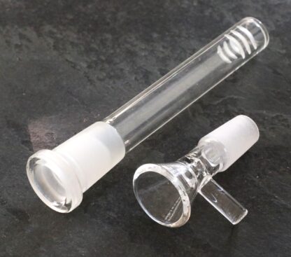 10" Clear Glass Bong-Slider & Herb Bowl-Top quality Table top water beaker-bong-glass pipe - Image 7