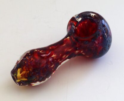 3" Glass Spoon Pipe- Fire Mini Glass Pipe for Smoking Herb-Discreet - Image 4