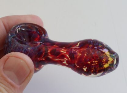 3" Glass Spoon Pipe- Fire Mini Glass Pipe for Smoking Herb-Discreet - Image 5