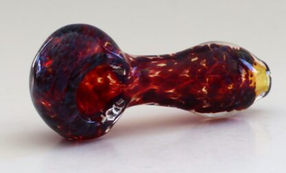 3" Glass Spoon Pipe- Fire Mini Glass Pipe for Smoking Herb-Discreet - Image 6