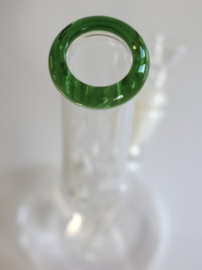 10" Clear Glass Bong-Slider & Herb Bowl-Top quality Table top water beaker-bong-glass pipe - Image 2